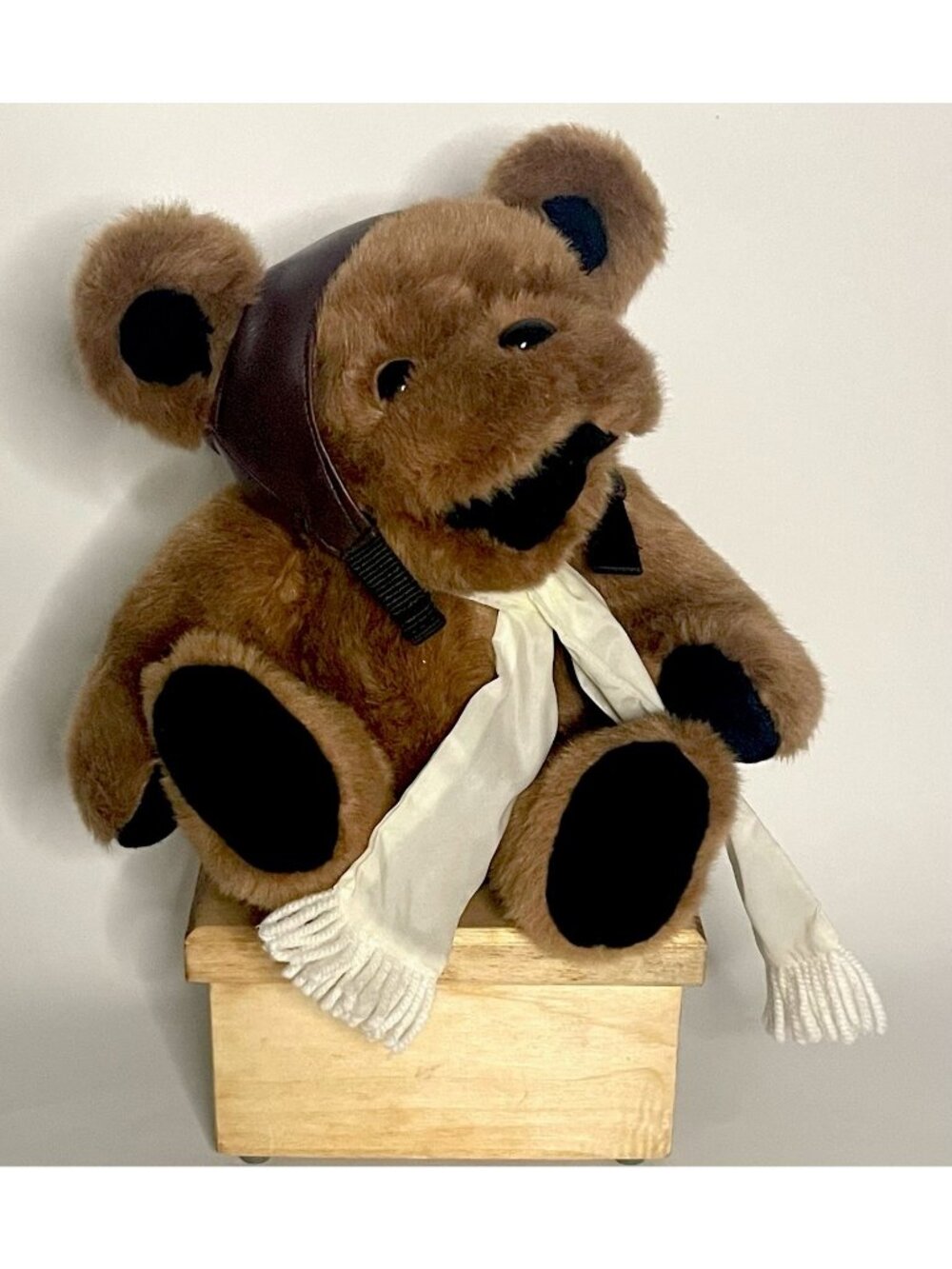 Vintage 1990 Grateful Dead Grateful Bear Liquid Blue Jointed Plush Hang Tag